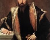洛伦佐洛图 - Portrait of Febo da Brescia